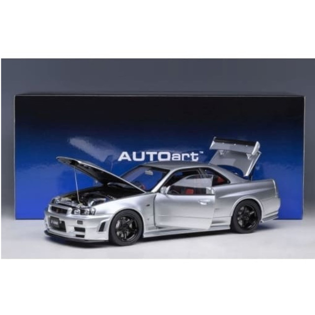 [MDL] 1/18 ニスモ R34 GT-R Z-tune(Z-tune シルバー) 「オートアート・コンポジットモデルシリーズ」  完成品 ミニカー(77461) AutoArt(オートアート)