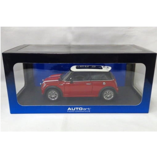[MDL] 1/18 MINI COOPER S OPTIONAL KIT WITH SPOT LIGHTS ＆ SPECIAL WHEEL FITTED(レッド×ホワイト) 「PERFORMANCE」 完成品 ミニカー(74846) AutoArt(オートアート)