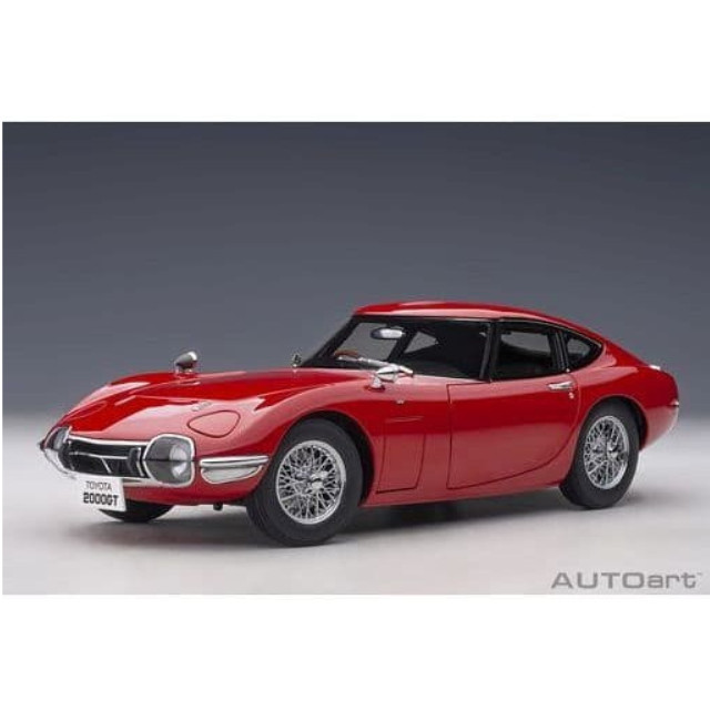 [MDL] 1/18 トヨタ 2000GT ワイヤースポークホイール バージョン(レッド)  完成品 ミニカー(78761) AutoArt(オートアート)