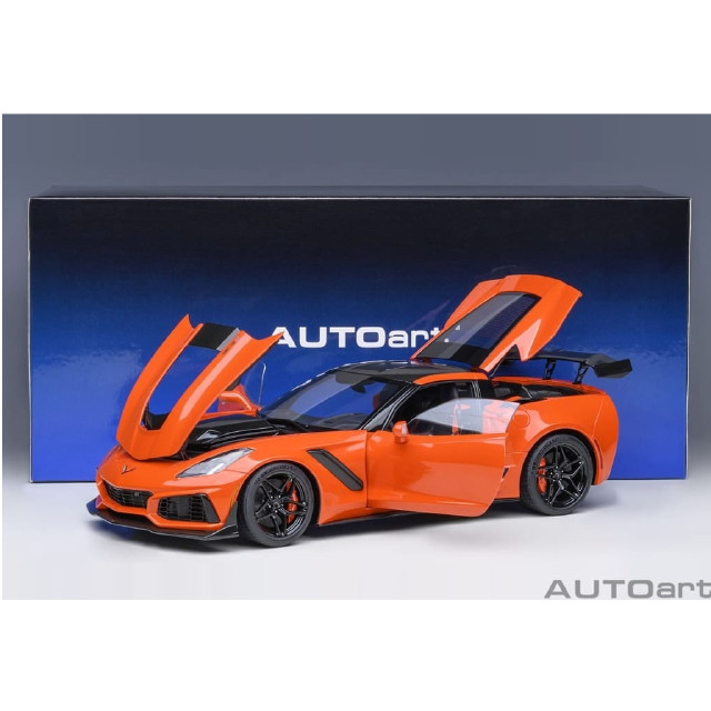 [MDL] 1/18 シボレー コルベット (C7) ZR1(オレンジ) 「オートアート・コンポジットモデルシリーズ」  完成品 ミニカー(71279) AutoArt(オートアート)