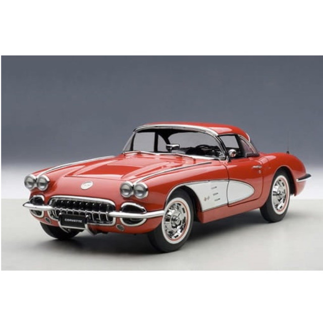 [MDL] 1/18 シボレー コルベット 1958 (レッド)  完成品 ミニカー(71148) AutoArt(オートアート)
