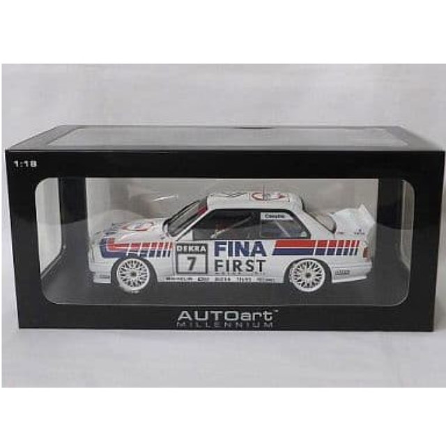[MDL] 1/18 BMW M3(E30) DTM 1992 #7 『FINA』 ジョニー・チェコット(ホワイト) 完成品 ミニカー(89246) AutoArt(オートアート)