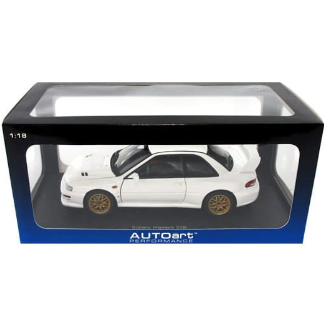 [MDL] 1/18 スバル インプレッサ 22B STi バージョン(ホワイト)  完成品 ミニカー(78605) AutoArt(オートアート)