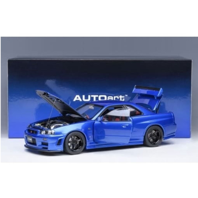 [MDL] 1/18 ニスモ R34 GT-R Z-tune(ベイサイドブルー) 「オートアート・コンポジットモデルシリーズ」  完成品 ミニカー(77462) AutoArt(オートアート)