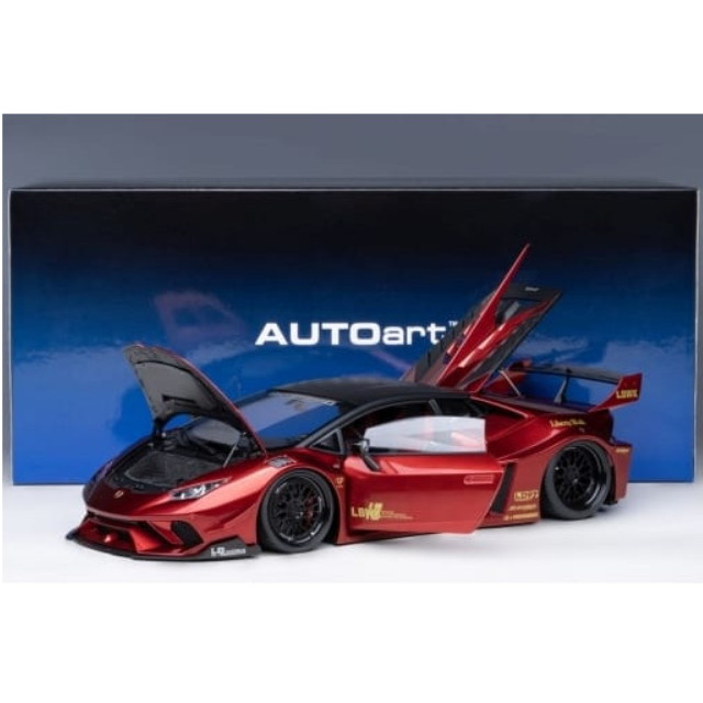 [MDL] 1/18 リバティーウォーク LB-シルエット ワークス ランボルギーニ ウラカン GT(ハイパー・レッド) 「オートアート・コンポジットモデルシリーズ」  完成品 ミニカー(79126) AutoArt(オートアート)