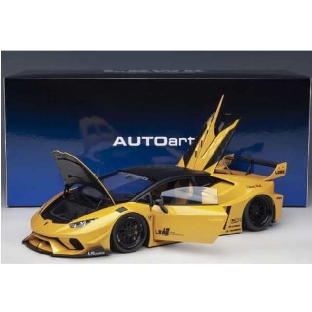 [MDL] 1/18 リバティーウォーク LB-シルエット ワークス ランボルギーニ ウラカン GT(メタリック・イエロー) 「オートアート・コンポジットモデルシリーズ」  完成品 ミニカー(79127) AutoArt(オートアート)