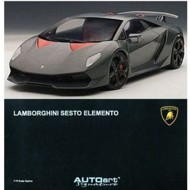 [MDL] 1/18 LAMBORGHINI SESTO ELEMENTO(カーボングレー) 「Signature」  完成品 ミニカー(74671) AutoArt(オートアート)
