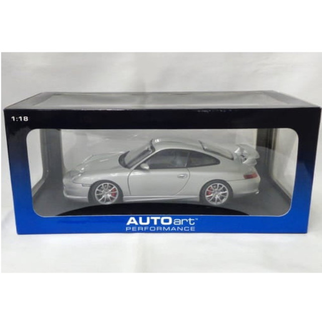 [MDL] 1/18 PORSCHE 911 996 GT3 2003(シルバー) 「PERFORMANCE」  完成品 ミニカー(77943) AutoArt(オートアート)
