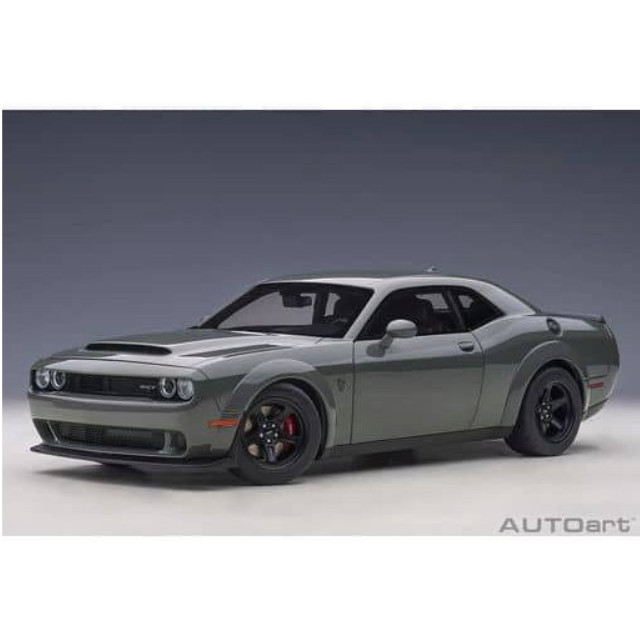 [MDL] 1/18 ダッジ チャレンジャー SRT デーモン(グレー) 「オートアート・コンポジットモデルシリーズ」  完成品 ミニカー(71748) AutoArt(オートアート)