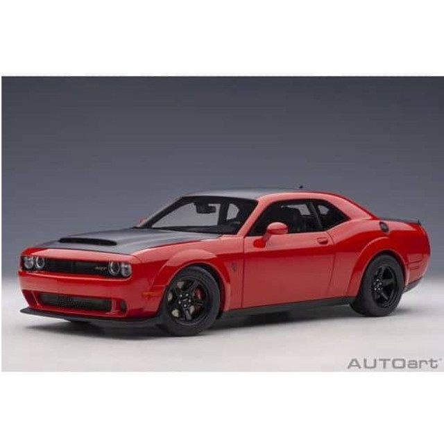 [MDL] 1/18 ダッジ チャレンジャー SRT デーモン(レッド×マット・ブラック) 「オートアート・コンポジットモデルシリーズ」  完成品 ミニカー(71749) AutoArt(オートアート)