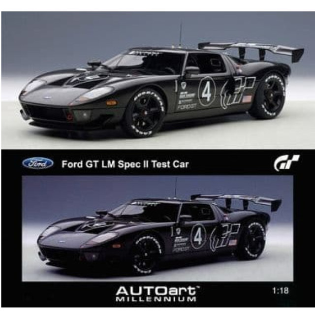 [MDL] 1/18 Ford GT LM Spec II Test Car POLYPHONY DIGITAL #4(カーボンブラック) 「MILLENNIUM」  完成品 ミニカー(80514) AutoArt(オートアート)