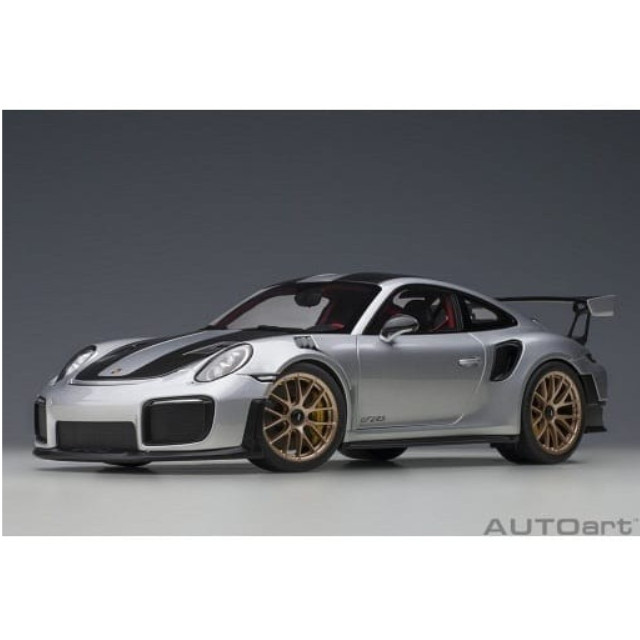 [MDL] 1/18 ポルシェ 911 (991.2) GT2 RS ヴァイザッハ・パッケージ(メタリック・シルバー×カーボンブラック) 「オートアート・コンポジットモデルシリーズ」  完成品 ミニカー(78174) AutoArt(オートアート)