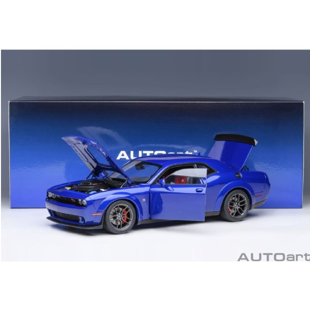 [MDL] 1/18 ダッジ チャレンジャー R/T スキャットパック ワイドボディ 2022(INDIGO BLUE/メタリック・ブルー) 「オートアート・コンポジットモデルシリーズ」  完成品 ミニカー(71772) AutoArt(オートアート)