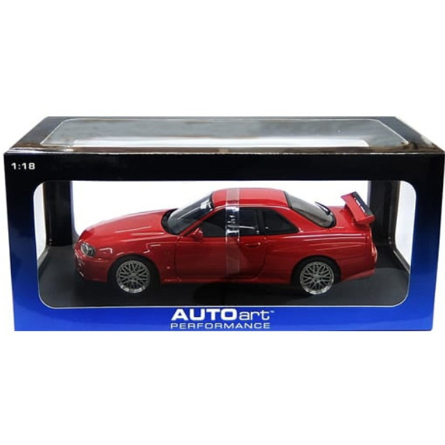 [MDL] 1/18 NISSAN SKYLINE R34 GTR 1999(レッド) 「PERFORMANCE」 完成品 ミニカー(77309) AutoArt(オートアート)