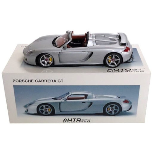 [MDL] 1/18 PORSCHE CARRERA GT(シルバー) 「MILLENNIUM」  完成品 ミニカー(78041) AutoArt(オートアート)