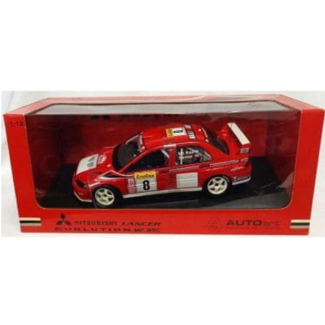 [MDL] 1/18 三菱 ランサー EVO VII WRC 2002 MICHELIN #8(レッド) 「RACING DIVISION」 完成品 ミニカー(80252) AutoArt(オートアート)
