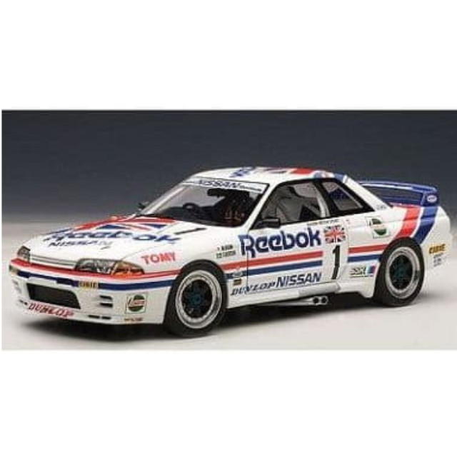 [MDL] 1/18 日産 スカイライン R32 GT-R グループA 1990年 リーボック/長谷見昌弘・A. オロフソン #1(ホワイト×レッド×ブルー) 完成品 ミニカー(89078) AutoArt(オートアート)
