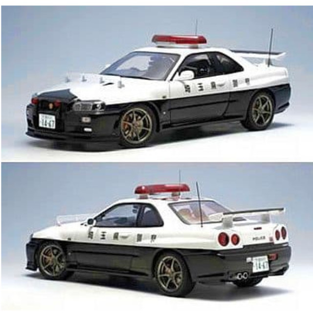 [MDL] 1/18 日産スカイライン GTR(R34) ポリスカー埼玉県警  完成品 ミニカー(38002) AutoArt(オートアート)