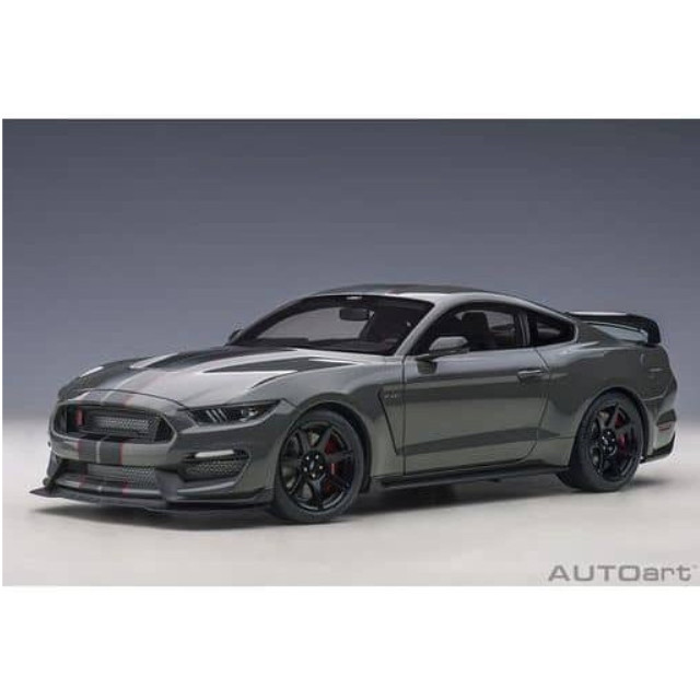 [MDL] 1/18 フォード シェルビー GT350R(グレー×ブラック・ストライプ)  完成品 ミニカー(72930) AutoArt(オートアート)