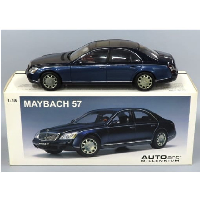 [MDL] 1/18 MAYBACH 57(ダークブルー) 「MILLENNIUM」  完成品 ミニカー(76157) AutoArt(オートアート)