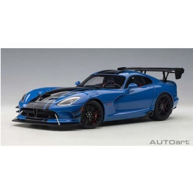 [MDL] 1/18 ダッジ バイパー ACR(ブルー×ブラック・ストライプ) 「オートアート・コンポジットモデルシリーズ」  完成品 ミニカー(71734) AutoArt(オートアート)