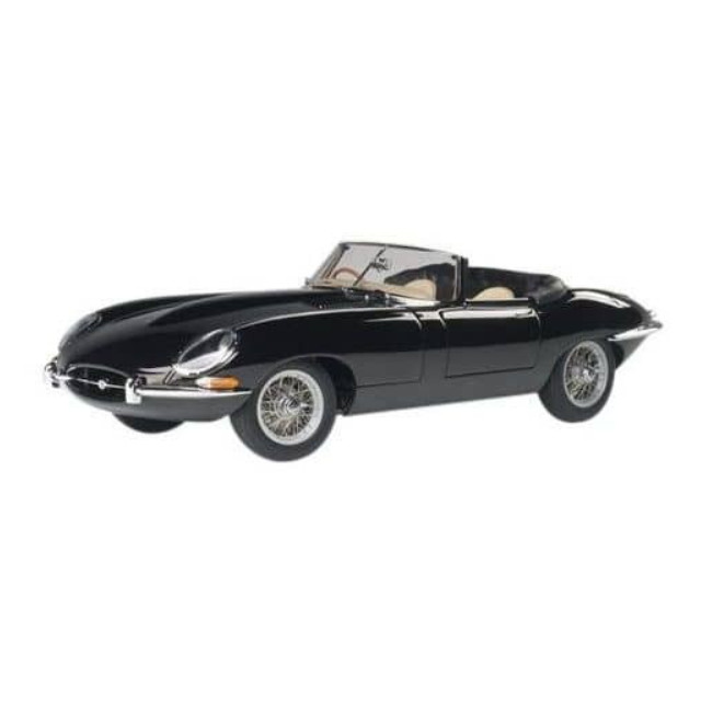 [MDL] 1/18 ジャガー Eタイプ ロードスター シリーズI 3.8(ブラック) 「シグネチャーシリーズ」 完成品 ミニカー(73605) AutoArt(オートアート)