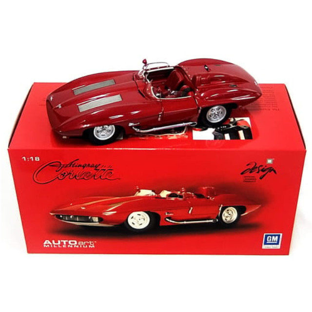 [MDL] 1/18 CHEVROLET CORVETTE STINGRAY 1959(レッド) 「MILLENNIUM」 完成品 ミニカー(71111) AutoArt(オートアート)