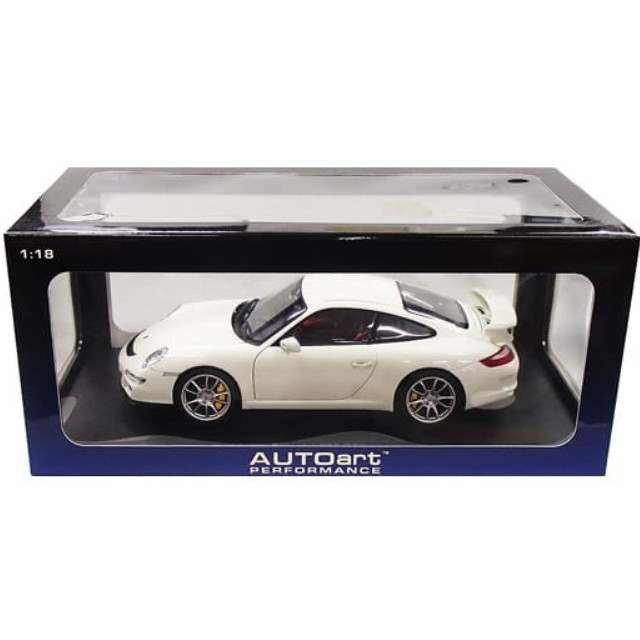 [MDL] 1/18 PORSCHE 997 GT3(ホワイト) 「PERFOMANCE」  完成品 ミニカー(77998) AutoArt(オートアート)
