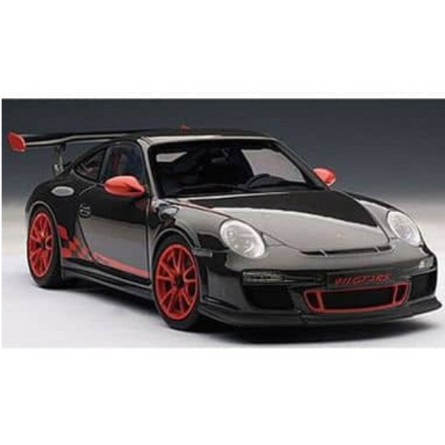 [MDL] 1/18 ポルシェ 911(997) GT3RS 3.8(グレー×レッドストライプ)  完成品 ミニカー(78141) AutoArt(オートアート)