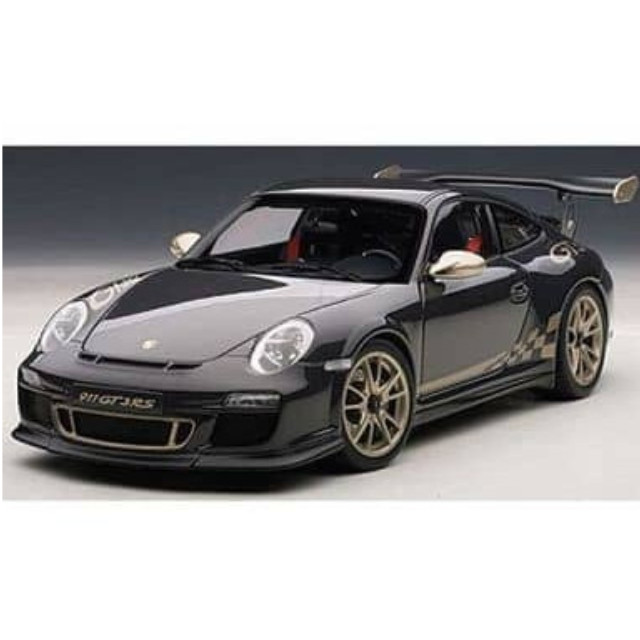 [MDL] 1/18 ポルシェ 911(997) GT3RS 3.8(グレー×ゴールドストライプ)  完成品 ミニカー(78142) AutoArt(オートアート)