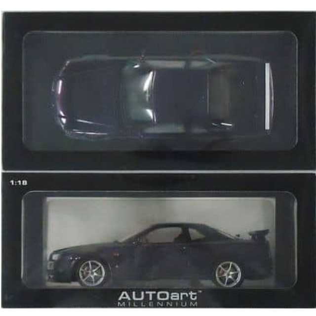[MDL] 1/18 日産 スカイライン GT-R R34 Vスペック(パープル) 「MILLENNIUMシリーズ」 完成品 ミニカー(77305) AutoArt(オートアート)