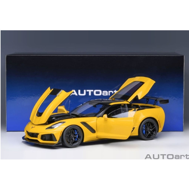 [MDL] 1/18 シボレー コルベット (C7) ZR1(イエロー) 「オートアート・コンポジットモデルシリーズ」  完成品 ミニカー(71278) AutoArt(オートアート)