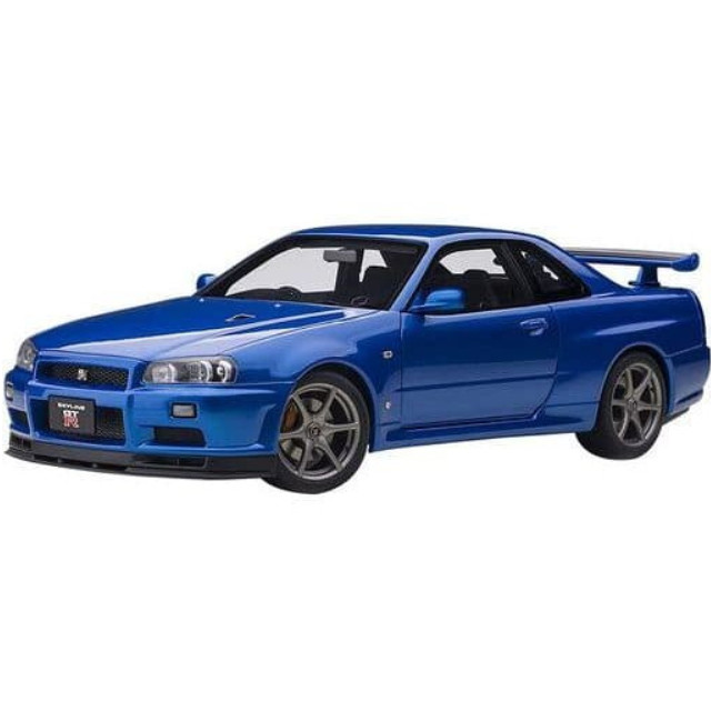 [MDL] 1/18 日産 スカイライン GT-R R34 Vスペック II(ベイサイドブルー)  完成品 ミニカー(77408) AutoArt(オートアート)