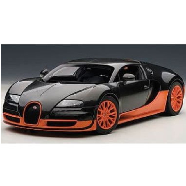 [MDL] 1/18 ブガッティ ヴェイロン スーパースポーツ (カーボンブラック/オレンジ) 「シグネチャーシリーズ」 完成品 ミニカー(70936) AutoArt(オートアート)