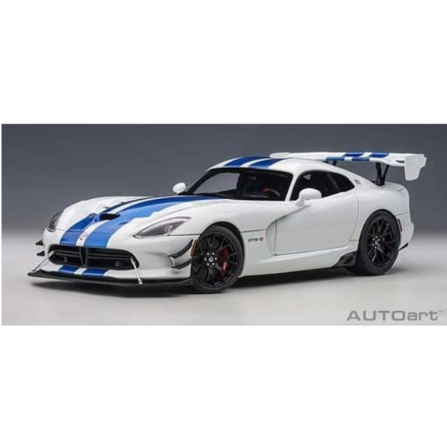 [MDL] 1/18 ダッジ バイパー GTS-R コメモラティブ エディション ACR(パール・ホワイト×ブルー・ストライプ) 「オートアート・コンポジットモデルシリーズ」  完成品 ミニカー(71731) AutoArt(オートアート)
