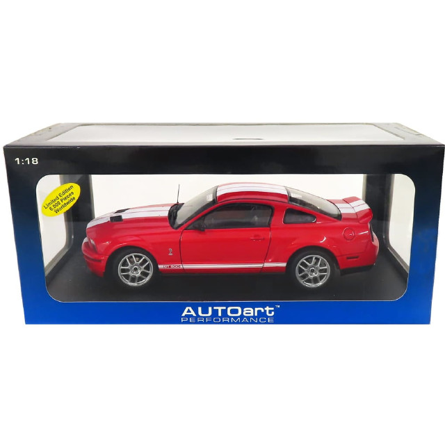 [MDL] 1/18 Ford Shelby Cobra GT500(レッド×ホワイト) 「PERFORMANCE」  完成品 ミニカー(73053) AutoArt(オートアート)
