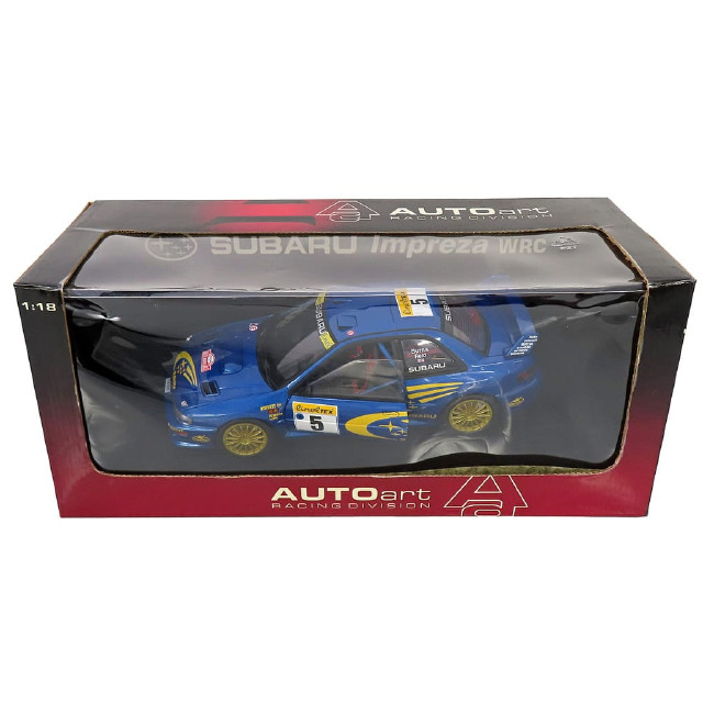[MDL] 1/18 Subaru Impreza WRC’99 PIRELLI #5(ブルー) 「RACING DIVISION」 完成品 ミニカー(89992) AutoArt(オートアート)