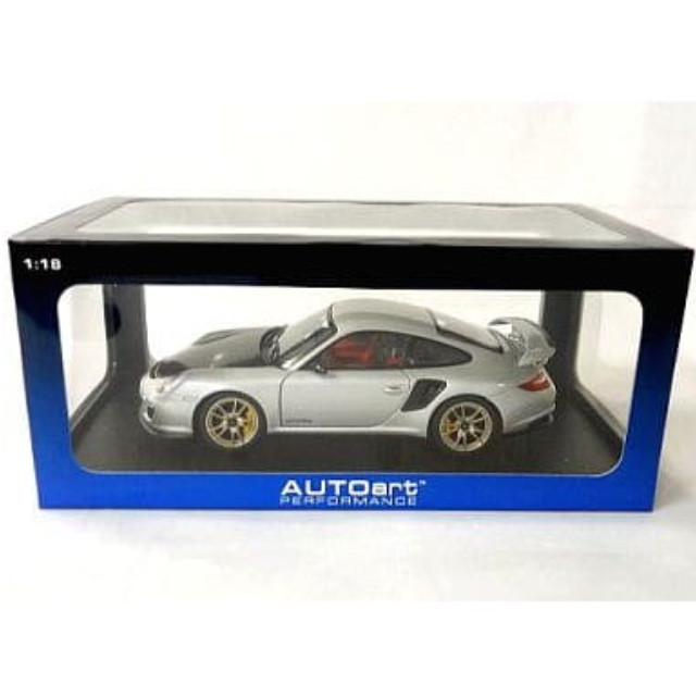 [MDL] 1/18 ポルシェ911(997) GT2 RS(シルバー)  完成品 ミニカー(77961) AutoArt(オートアート)