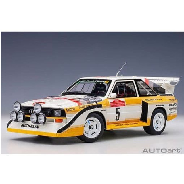 [MDL] 1/18 アウディ スポーツクワトロ S1 WRC ’85 ロール/ガイストドルファー サンレモ・ラリー優勝 #5 「オートアート・コンポジットモデルシリーズ」  完成品 ミニカー(88503) AutoArt(オートアート)
