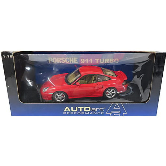 [MDL] 1/18 PORSCHE 911 TURBO(レッド) 「PERFORMANCE」  完成品 ミニカー(77831) AutoArt(オートアート)