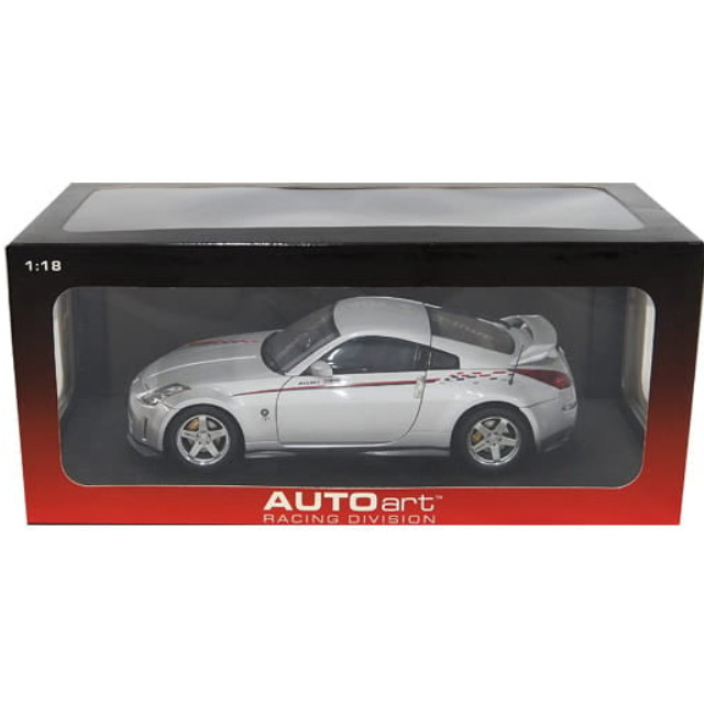 [MDL] 1/18 NISSAN FAIRLADY Z NISMO S-TUNES VERSION ’2002’(シルバー×レッド×ブラック) 「RACING DIVISION」  完成品 ミニカー(80280) AutoArt(オートアート)