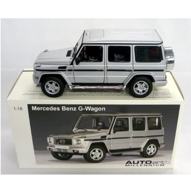 [MDL] 1/18 Mercedes Benz G-Wagon(メタリックシルバー) 「MILLENNIUM」 完成品 ミニカー(76102) AutoArt(オートアート)