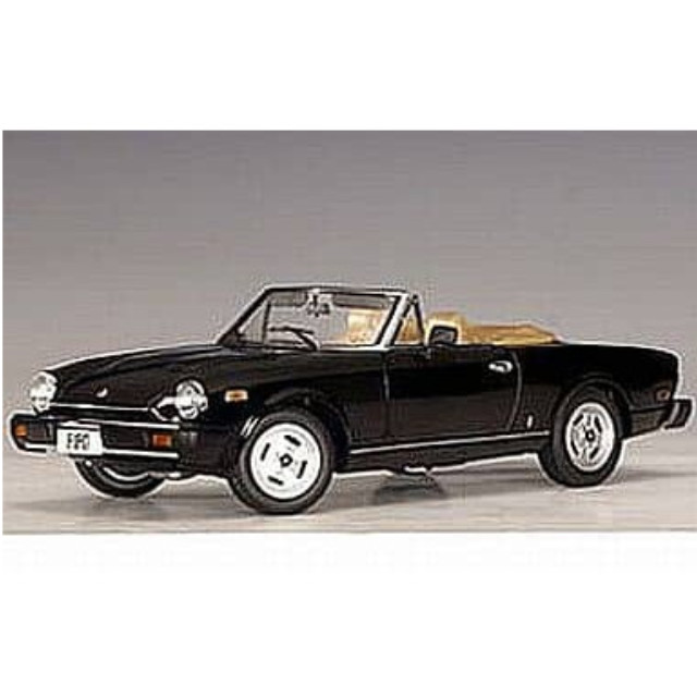 [MDL] 1/18 フィアット124 スパイダー ブラック  完成品 ミニカー(72611) AutoArt(オートアート)