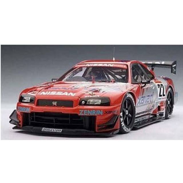 [MDL] 1/18 日産スカイライン GT-R(R34)2002 JGTC スペシャルエディション 【ザナヴィ ニスモ GT-R 本山哲 ドライバーフィギュア・バージョン】 完成品 ミニカー(80285) AutoArt(オートアート)