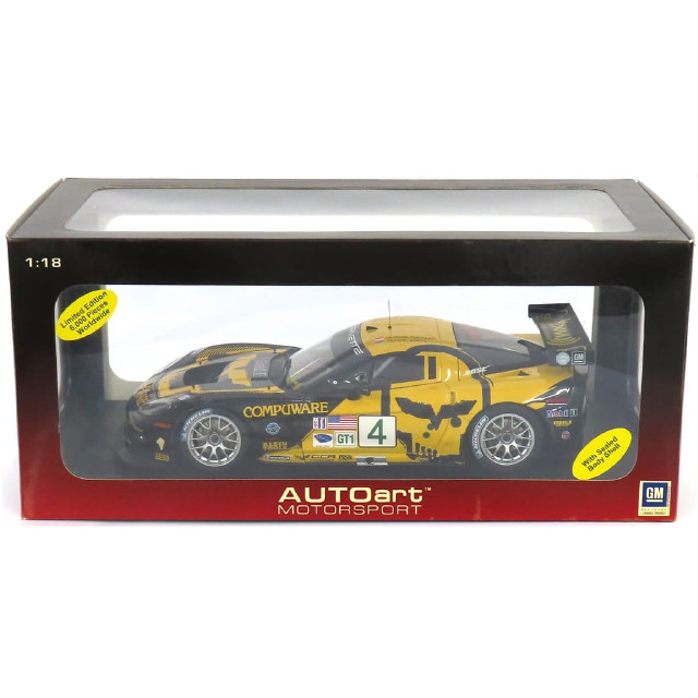 [MDL] 1/18 Chevrolet Corvette C6R ALMS 2007 #4(イエロー×ブラック) 「MOTORSPORT」  完成品 ミニカー(80705) AutoArt(オートアート)