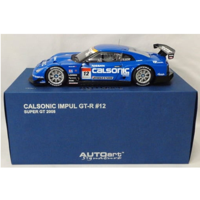 [MDL] 1/18 CALSONIC IMPUL GT-R SUPER GT 2008 BRIGESTONE #12(スカイブルー) 「Signature」 完成品 ミニカー(80877) AutoArt(オートアート)