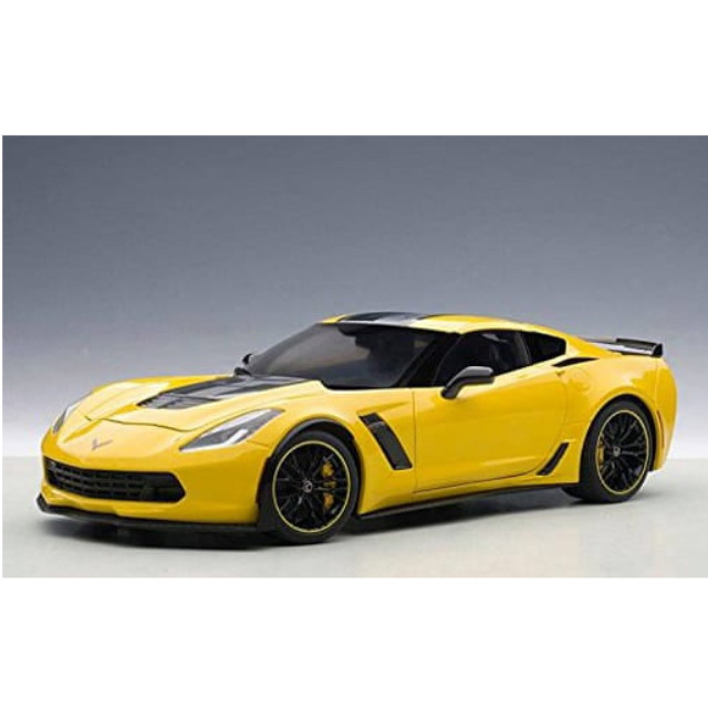 [MDL] 1/18 シボレー コルベット C7 Z06 C7.R エディション(イエロー)  完成品 ミニカー(71260) AutoArt(オートアート)