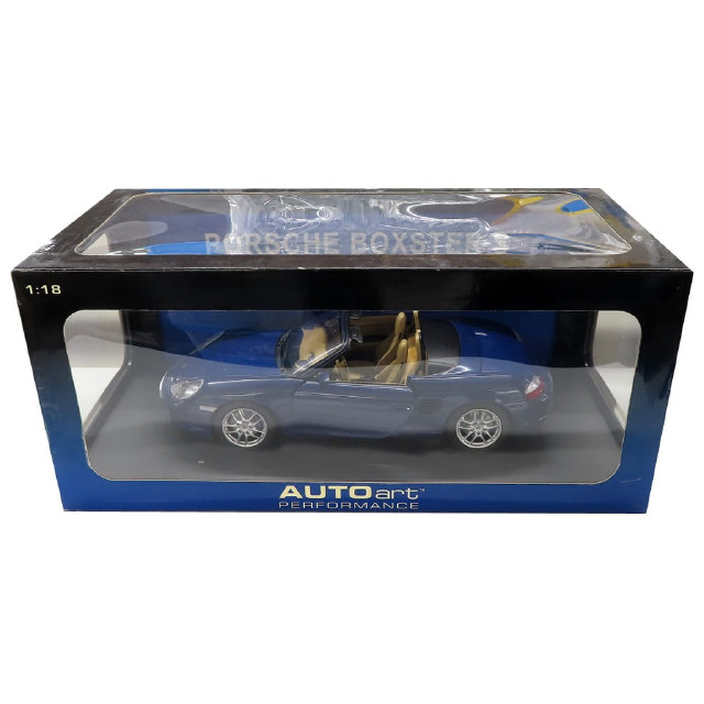 [MDL] 1/18 PORSCHE BOXSTER S 986 CABRIOLET FACELIFT(ラピスブルーメタリック) 「PERFORMANCE」  完成品 ミニカー(77881) AutoArt(オートアート)