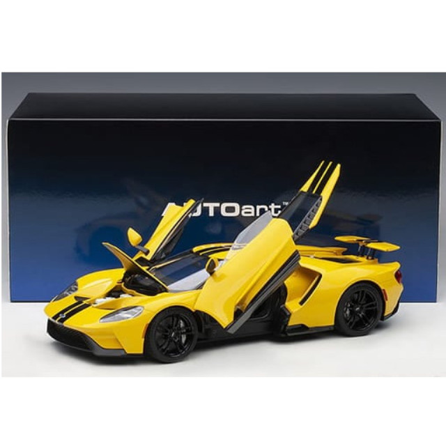 [MDL] 1/18 フォード GT 2017 (イエロー×ブラック・ストライプ) 「オートアート・コンポジットモデルシリーズ」 完成品 ミニカー(72944) AutoArt(オートアート)