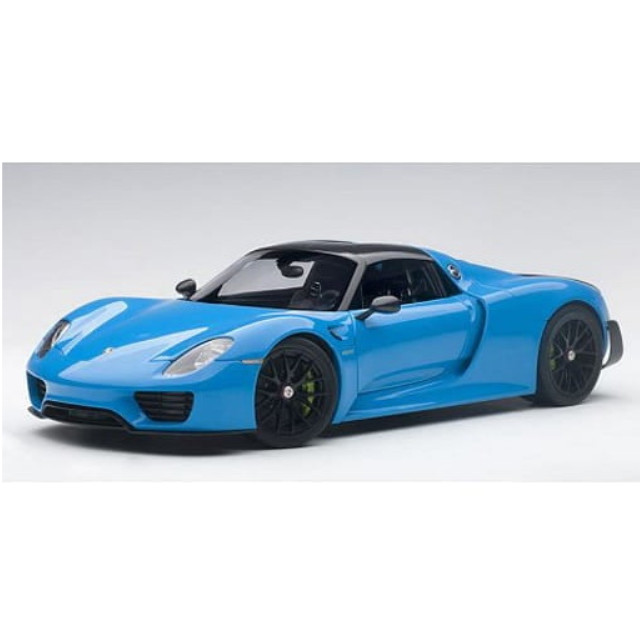 [MDL] 1/18 ポルシェ 918 スパイダー バイザッハ・パッケージ(ライト・ブルー)  完成品 ミニカー(77924) AutoArt(オートアート)